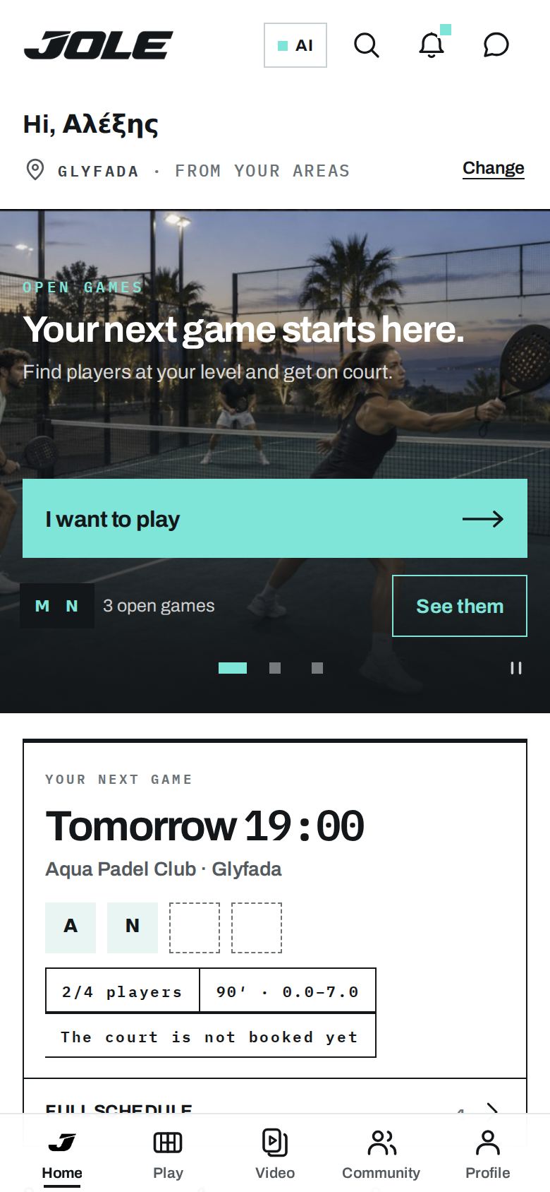 Home with your games